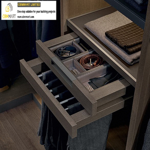 <span class=keywords><strong>Armario</strong></span> Vestidor Personalizado, Guardarropa Abierto Moderno y Avanzado en Gris - Product Image 6