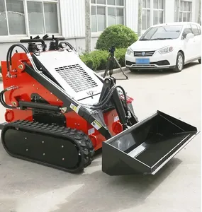 Farm Construction Compact Small Diesel Hydraulic Crawler Mini Loaders Diesel Tracked Skid Steer Loader