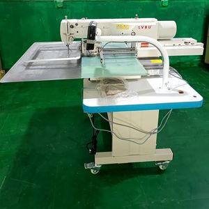 Máquina de coser con patrón de cuero industrial computarizado, cuero típico para bolso - Product Image 3