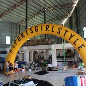 Hot Inflatable Yellow Sports Arch for Outdoor Commercial Party or Advertising Sale Events - Product Image 1