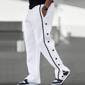 Nouveau <span class=keywords><strong>Pantalon</strong></span> de Sport <span class=keywords><strong>Homme</strong></span> Printemps 2025 – Décontracté, Polyvalent, Respirant, Coupe Droite, Élastique, Mi-lourd, Grande Taille - Product Image 4