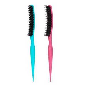 Brosse démêlante à poils rigides avec queue de rat pour le coiffage et la mise en volume en salon - Product Image 2