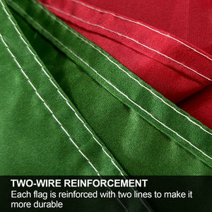 Быстрая доставка Индивидуальный Водонепроницаемый 3*5 футов 100% полиэстер уличный Малайзийский индийский Национальный конгресс Партийный Флаг - Product Image 3