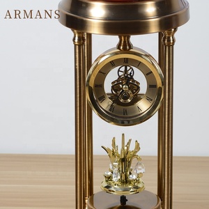 Đồng Hồ Để Bàn Kim Loại Châu Âu, Có Thể Xoay, Kiểu Dáng Cổ Điển Sang Trọng - Product Image 3