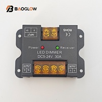 Nouvelle Bande LED Murale 300W à 6 Touches en Aluminium de Haute Qualité avec Télécommande Intelligente et Variateur de Lumière 12V