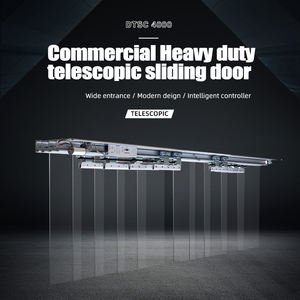Mécanisme de porte coulissante télescopique Turtech DTSC4000 60 kg de bonne qualité, porte télescopique automatique en verre commerciale - Product Image 2
