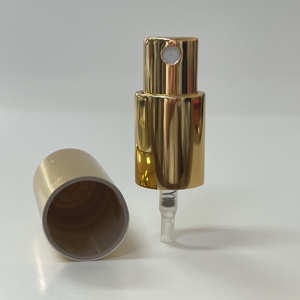 Высокое качество <span class=keywords><strong>18</strong></span>/<span class=keywords><strong>415</strong></span> Золотой алюминиевой бутылкы парфюмерного мелкие брызги спрея насос с крышкой - Product Image 1