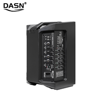 Système de sonorisation portable actif DASN E8 8 pouces 800W PEAK Classe D avec amplificateur DSP, batterie intégrée, pour la maison, l'extérieur, les performances DJ.