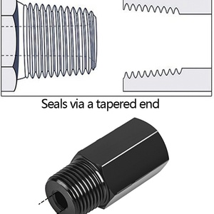 Adaptateur universel <span class=keywords><strong>femelle</strong></span> 1/4 NPT vers 3/8 NPT, adapté aux pompes à air 1/4 - Product Image 5