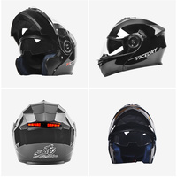 Casques de Moto Modulaires ABS Certifiés DOT Compatibles Bluetooth, Conception Relevable et Jet, pour Adultes, État Neuf