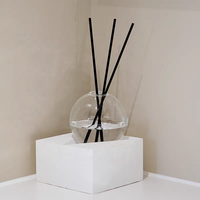 METURE 8D 10D 12D VIDE nouveau design Orbe en verre décoratif avec couleurs personnalisées, diffuseur de roseau en verre peint