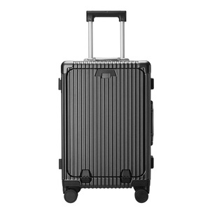 Luggage <b>Suitcase</b> Piece Set Carry on PC Spinner Trolley With Pocket Compartment Weekend Bag (White, 20in(carry On) - Product Image 1