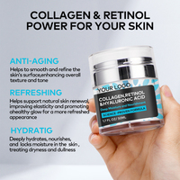 Crème hydratante anti-âge au collagène et au rétinol Greenlem 50 ml pour tous types de peau