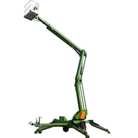 Plate-forme de travail aérien extérieur Manivelle articulée Nacelle élévatrice Remorque Araignée Bras pliant