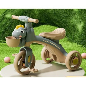 Tricycles pour enfants à bas prix, best-sellers, avec poignée de poussée, draisienne, voiture multifonctionnelle, tricycle bébé - Product Image 6