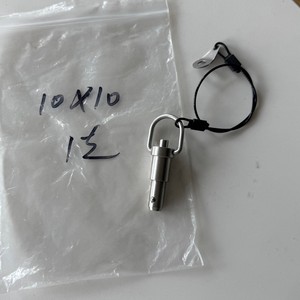 Pasador de liberación rápida con cable de cordón Pasador de bloqueo de bola con mango de botón - Product Image 2