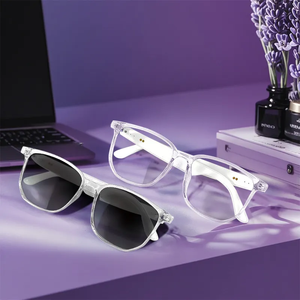 Clásicos anti luz azul gafas de sol inteligentes auricular GS03 TR90 Marco de anteojos asistente de voz control Cámara lunettes de Soleil - Product Image 1