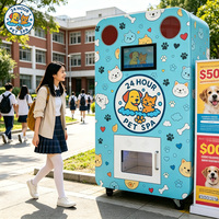 Station de lavage commerciale pour chiens à haute rentabilité, avec corps métallique et séchage rapide, compatible SDK et code QR