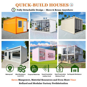 บ้านสำเร็จรูปแบบโมดูลาร์จากตู้คอนเทนเนอร์เหล็ก สำหรับโรงแรม วิลล่า ร้านกาแฟ พร้อมครัวและห้องน้ำแบบขยายได้ วัสดุแผ่นแซนวิช - Product Image 4