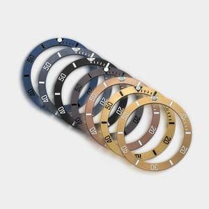 Inserto de Cerámica Mate con Escala Numérica <span class=keywords><strong>ROCA</strong></span> de 38 mm, Compatible con Caja de Reloj de 40 mm, Reloj Automático SUB para Hombre - Product Image 1