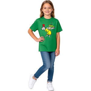 Pantalon en coton à manches courtes pour enfants Dr. Seuss Thing 1 & 2, imprimé, pour filles, avec étiquette et attaches - Product Image 1