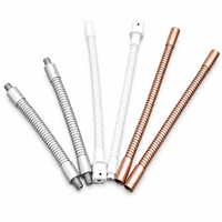 Support flexible en métal OEM sur mesure, bras col de cygne, tube serpentin à maintien de forme pour ventilateur de cou et lampe de table