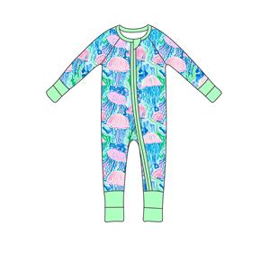 Qingli OEM fábrica personalizada ropa <span class=keywords><strong>de</strong></span> bebé <span class=keywords><strong>recién</strong></span> <span class=keywords><strong>nacido</strong></span> lindo estampado Sleeper <span class=keywords><strong>para</strong></span> <span class=keywords><strong>0</strong></span>-12 <span class=keywords><strong>meses</strong></span> cierre <span class=keywords><strong>de</strong></span> cremallera mamelucos <span class=keywords><strong>de</strong></span> bebé pijama - Product Image 4