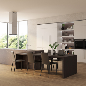 Gabinetes de Cocina Modernos de Madera Duradera de Lujo con Acabado Lacado, Encimeras de Cuarzo de 20 mm, <span class=keywords><strong>Bisagras</strong></span> y Accesorios para Grifos Listos para el Mercado - Product Image 2