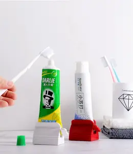 Apertador manual de pasta de dente abs personalizado, para limpeza facial e pomada de creme
