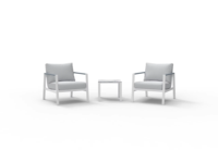Ensemble table et chaise d'extérieur pour bistrot de jardin, design moderne et joli, pour hôtel et maison