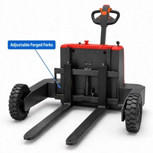 Chariot à palettes électrique tout-terrain de 1,5 tonne avec gros pneus pneumatiques pour terrains accidentés en extérieur - Product Image 3