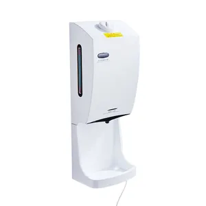 Commercialเครื่องซักผ้าDisinfectorเหนี่ยวนำไฟฟ้าแอลกอฮอล์อินฟราเรดHand sanitizer dispenser