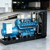 Groupe électrogène diesel silencieux haute puissance 500 kW, résistant aux intempéries, refroidi par eau, pour usage industriel extérieur
