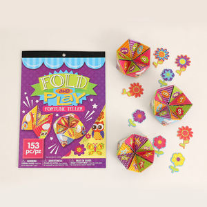 Set de Manualidades de Papel para Adivinaciones DIY - 153 Piezas de Juguetes de Adivinación Coloridos para Plegar y Jugar, Ideales para Juegos de Fiesta y Regalos para Niños - Product Image 1