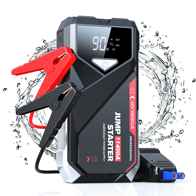 Mini Portable 12V Car Jump Starter Power Bank 3-in-1 Battery Booster Charger Emergency Start Kit Factory Hot Sale
