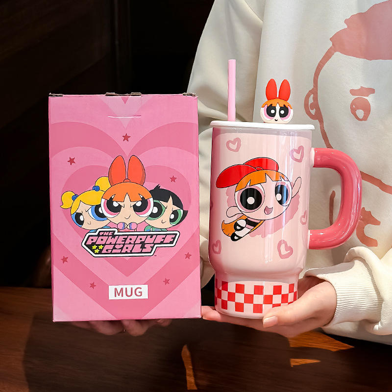 พาวเวอร์พัฟ จิ้งจอก - สีชมพู