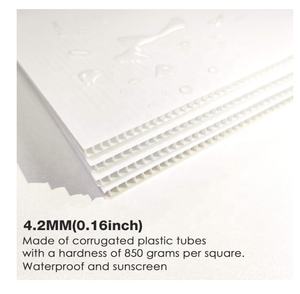 Meilleure vente en plastique blanc pour Happy Birthday Vente de garage Location Guidepost Panneaux de pelouse vierges Panneaux de pelouse vierges - Product Image 3