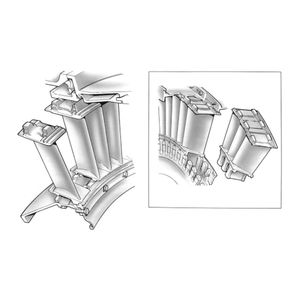 Nueva Paleta Guía de Diseño 2025 en Inconel 718, Paleta Guía de Turbina en Inconel 718, Paletas Guía de Entrada para Turbinas de Gas - Product Image 3