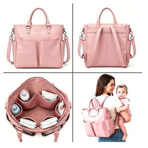 Mochila de Maternidad Impermeable de Gran Capacidad, Fabricada en Guangzhou, <span class=keywords><strong>para</strong></span> <span class=keywords><strong>Hospital</strong></span>, <span class=keywords><strong>para</strong></span> Mamá y Bebé Recién Nacido - Product Image 2