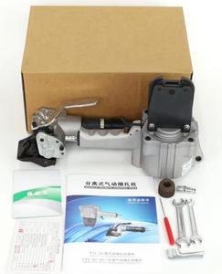 Sello de hebilla neumática semiautomática Máquina flejadora de acero Embalaje de correa para alimentos Bebidas con rodamiento - Product Image 6