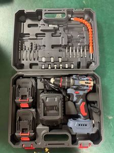 Trapano <span class=keywords><strong>Avvitatore</strong></span> Elettrico Professionale Industriale a Batteria al Litio Brushless a Velocità Variabile per Calcestruzzo - Product Image 2