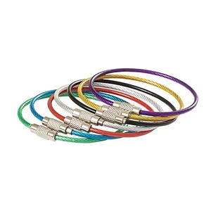 Treo hành lý tag vòng dây vòng chìa Khóa dây cáp vòng chìa khóa - Product Image 3