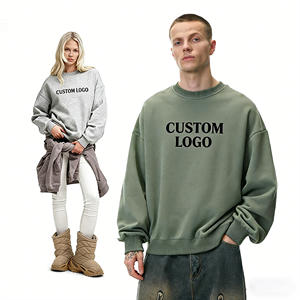 Sweat-shirts à capuche tricotés unisexe en fourrure de renard argenté de haute qualité pour l'automne, 100 % coton, logo personnalisé, ODM, couleur unie, vente en gros - Product Image 1