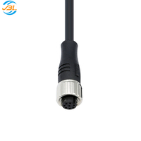 Connecteur JBL ODM 4-6 broches micro étanche IP67 en acier inoxydable M12/M8 avec presse-étoupe mâle, insert en laiton aérospatial PA66 plaqué or