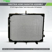 New Sinotruk HOWO Heavy Duty Truck Radiator Intercooler Engine Oil Radiator 371HP Engine Water Tank Radiator Assembly OE