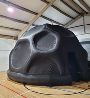 Tente de cinéma gonflable pour événements en plein air, tente de planétarium gonflable pour enfants
