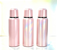 Poudre de Pigment Effet Aluminium Holographique Iridescent Rose Bébé Arc-en-ciel, Taille des Particules 5-100µm, Durée de Vie 36 Mois