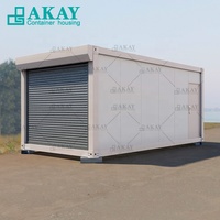Installation rapide conteneur de stockage préfabriqué amovible entrepôt bureau