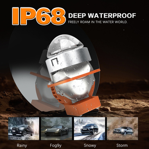 Lente de Proyector Bi-LED Personalizada, Faro LED de Alta Potencia de 65W, Proyector Bi-LED de 2.5 Pulgadas, Impermeable - Product Image 6