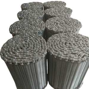 Bande transporteuse en treillis métallique en spirale à chaîne en acier inoxydable avec système de vol pour ligne de pommes de terre - Product Image 5